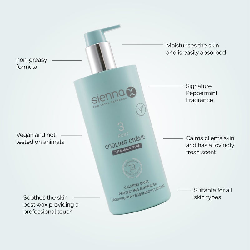 SIENNA X Post Cooling Creme 500ml