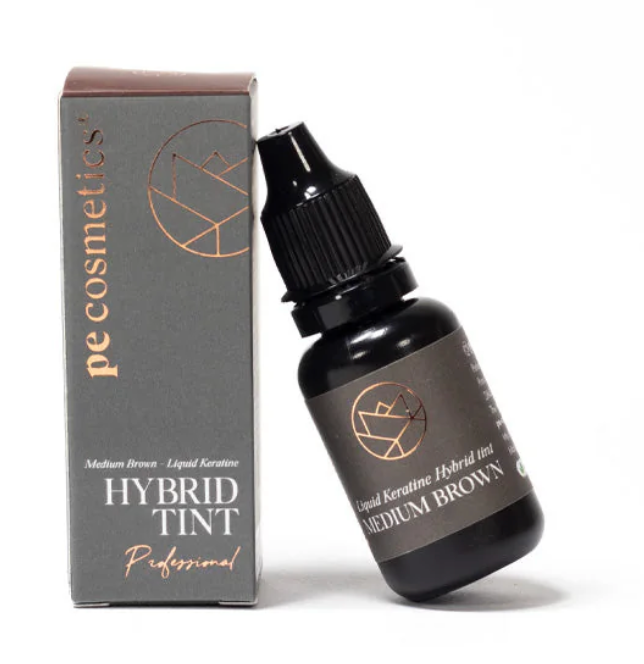 PE COSMETICS Liquid Keratine Hybrid Tint MEDIUM BROWN